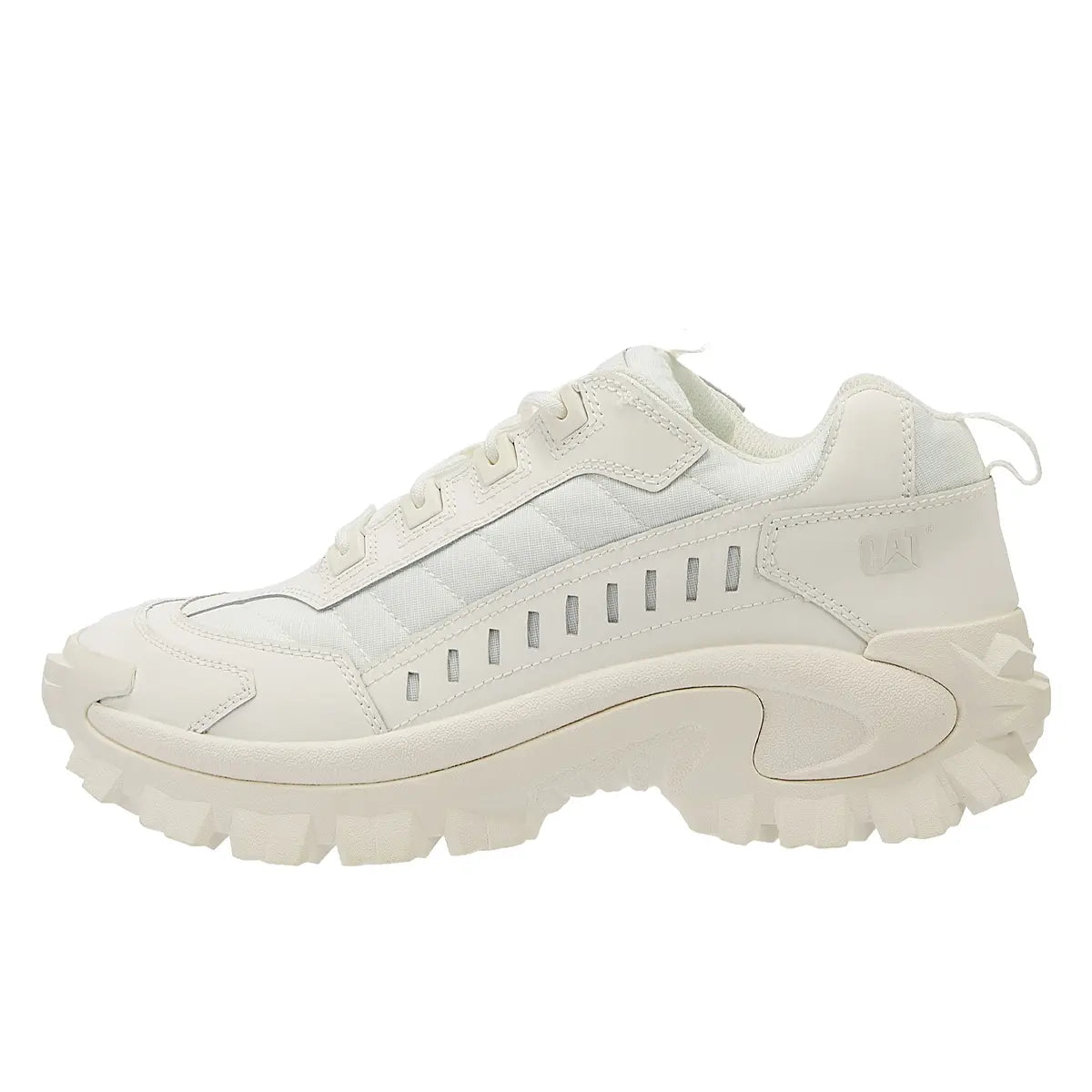 Caterpillar Intruder White Trainers