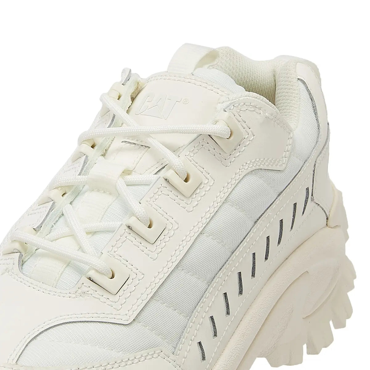 Caterpillar Intruder White Trainers