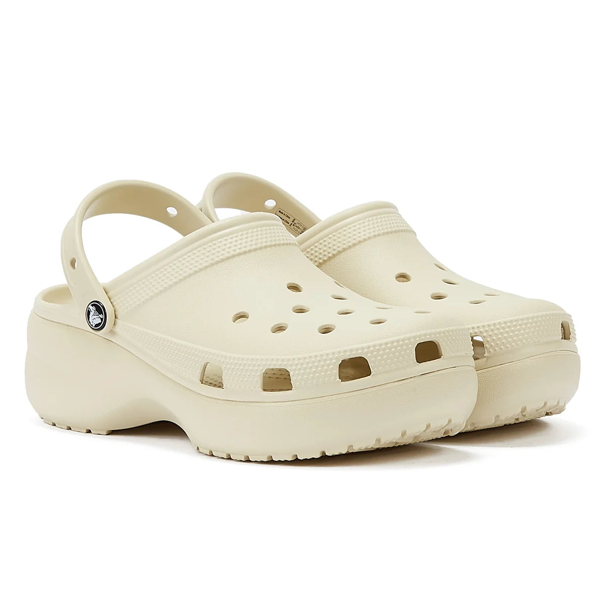 Crocs Platform Womens Bone Clogs