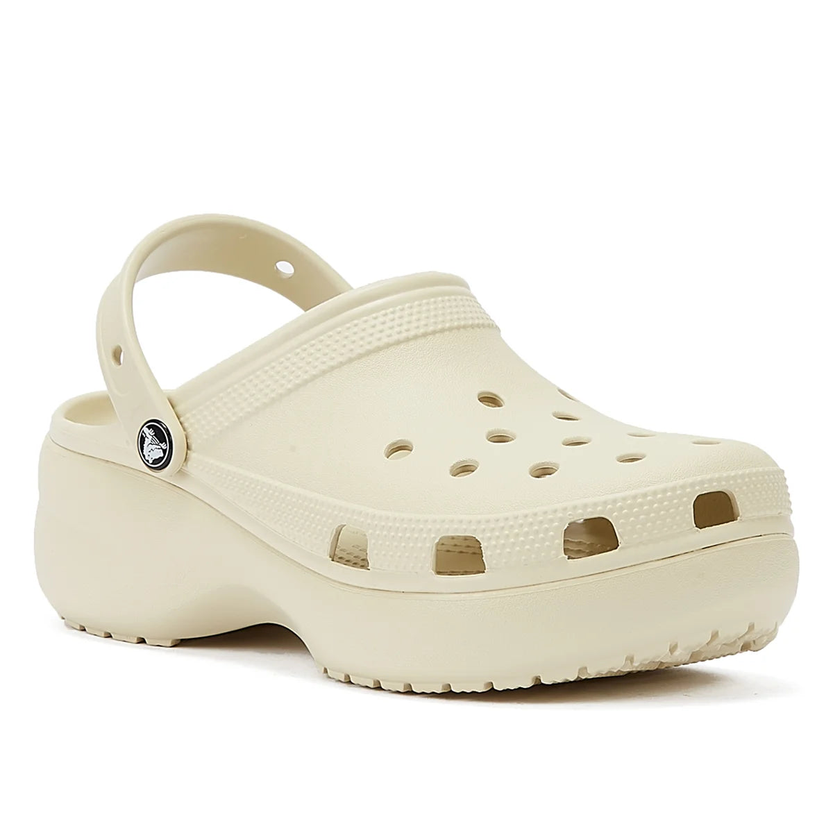 Crocs Platform Womens Bone Clogs