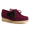 Clarks Originals Wallabee Harris Tweed Women's Purple Shoes