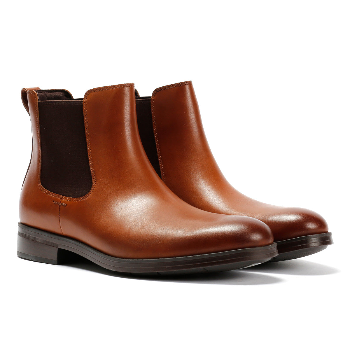 Cole Haan Newmark Grand British Tan Leather Men's Brown Chelsea Boots
