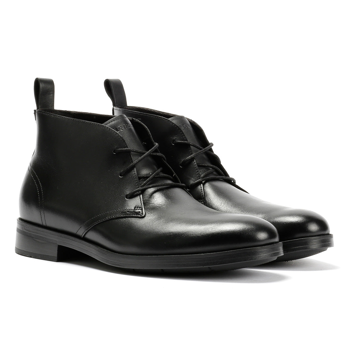 Cole Haan Newmark Grand Flexcraft Leather Men's Black Chukka Boots