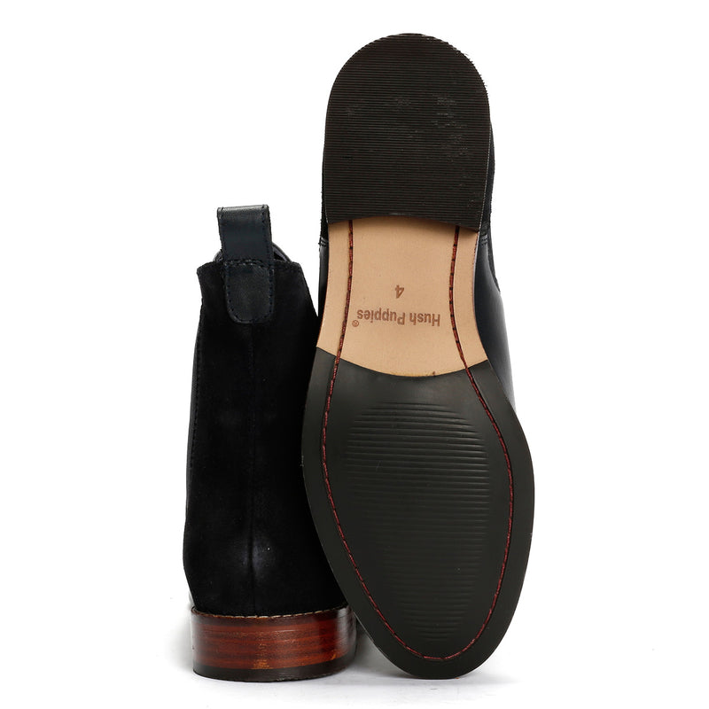 Hush Puppies Colette Suede Women's Navy Boots