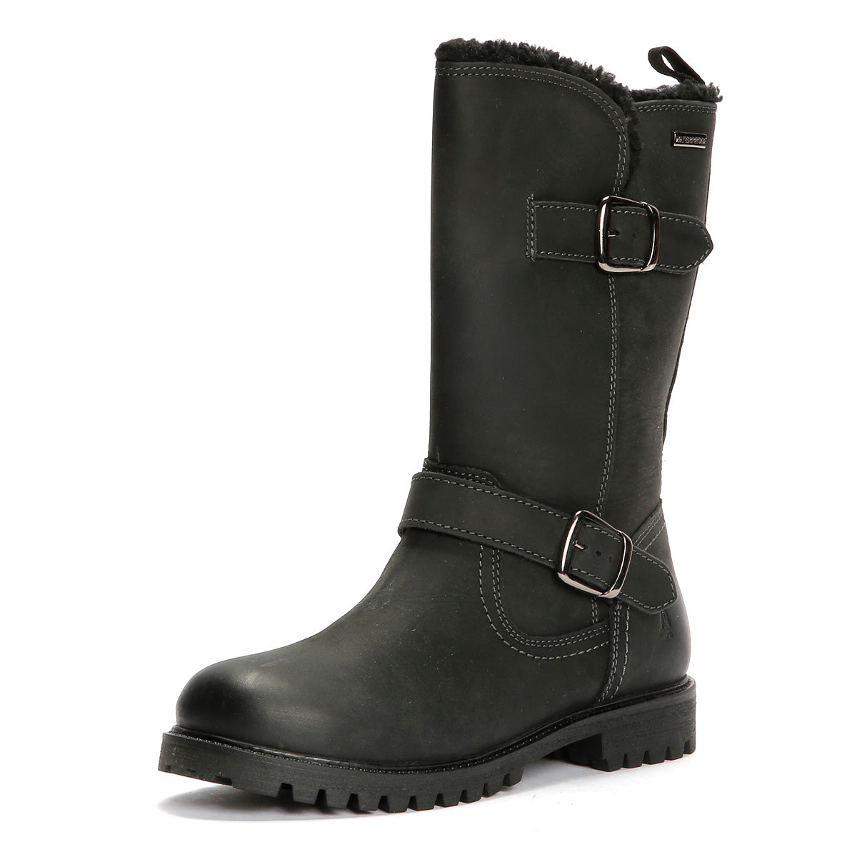 Hush Puppies Winnie Leather Women's Black Boots