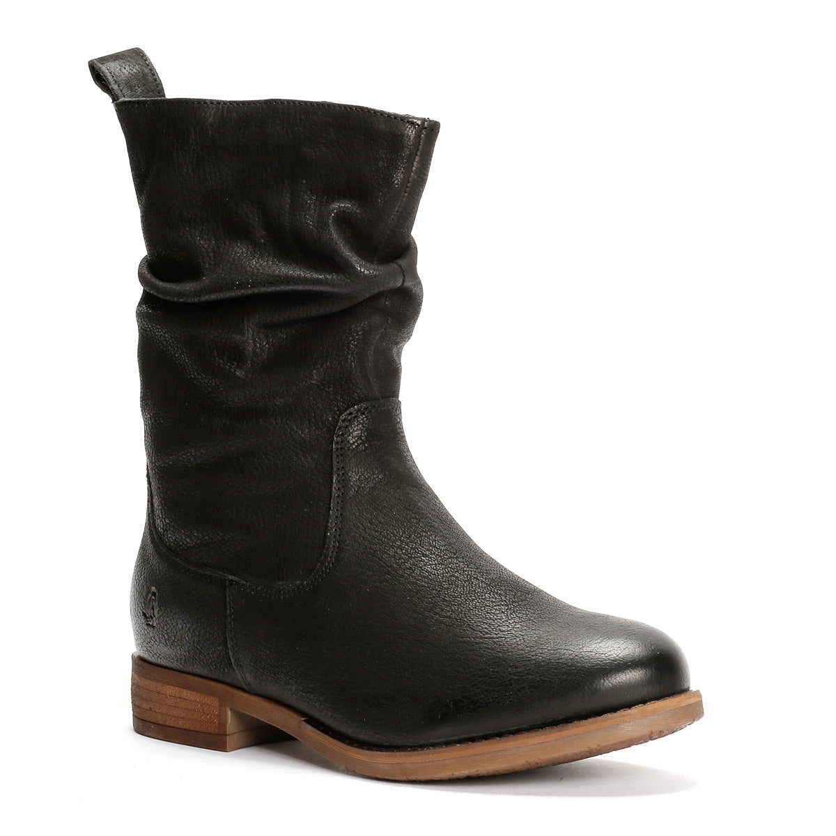 Hush Puppies Emilia Leather Women's Black Boots