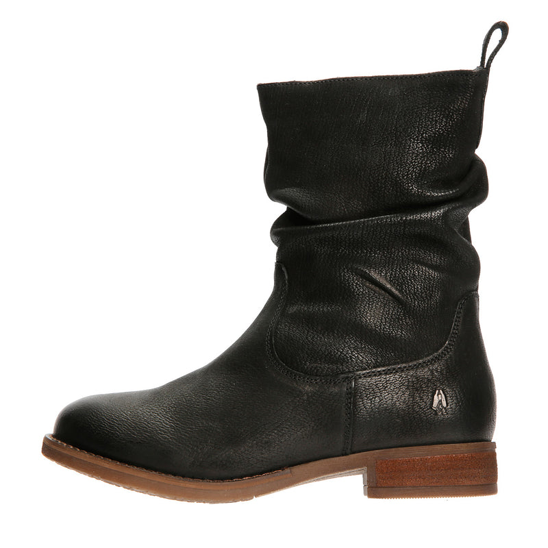 Hush Puppies Emilia Leather Women's Black Boots