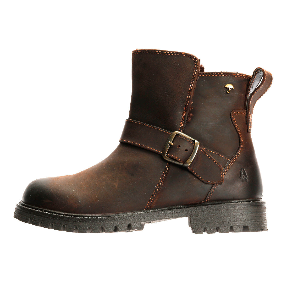 Hush Puppies Wakely Leather Women's Brown Boots