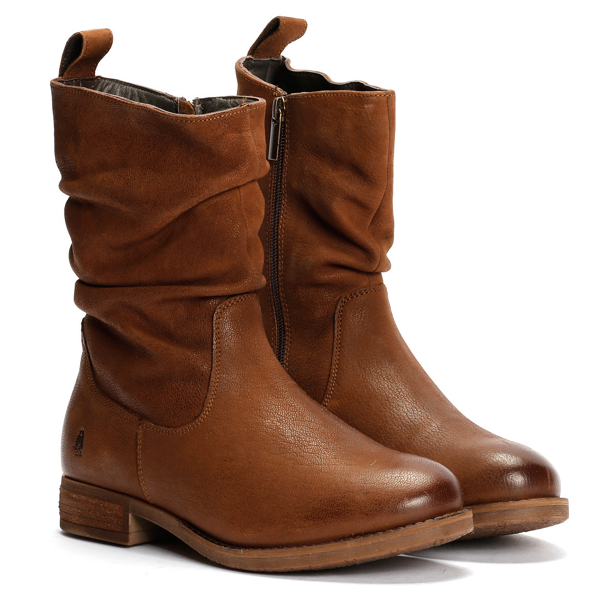 Hush Puppies Emilia Leather Women's Tan Boots