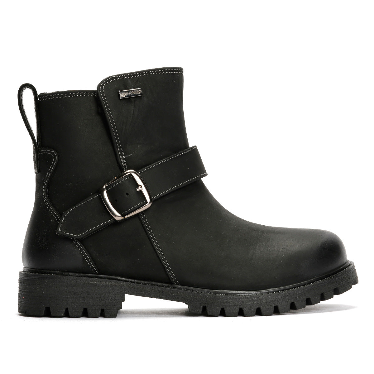 Hush Puppies Wakely Leather Women's Black Boots