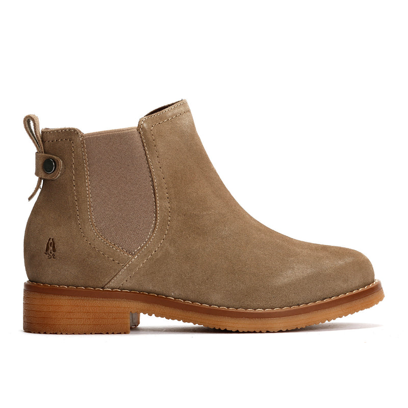 Hush Puppies Maddy Wide Suede Women's Grey Boots