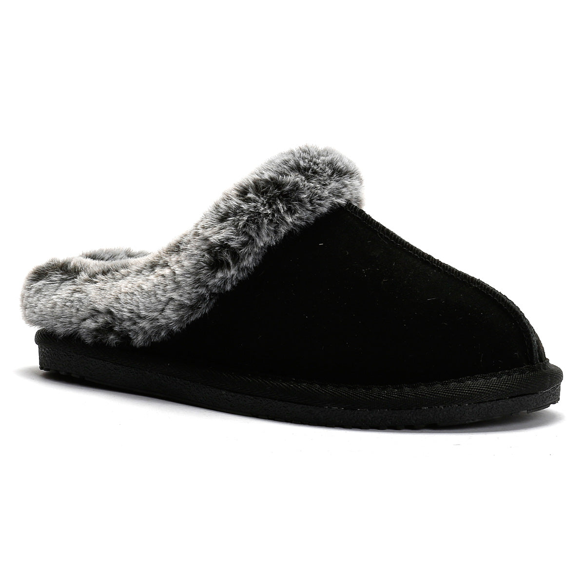 Hush Puppies Amara Suede Women's Black Slippers