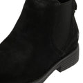 Hush Puppies Maddy Wide Suede Women's Black Boots