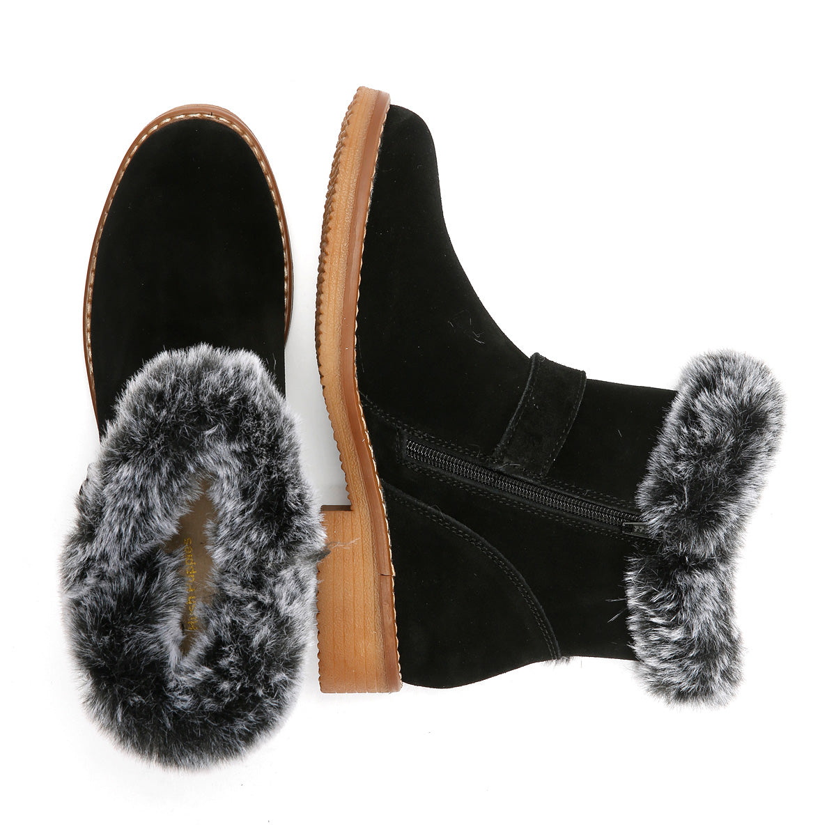 Hush Puppies Hannah Suede Women's Black Boots