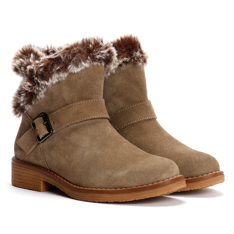 Hush Puppies Hannah Suede Women's Taupe Boots