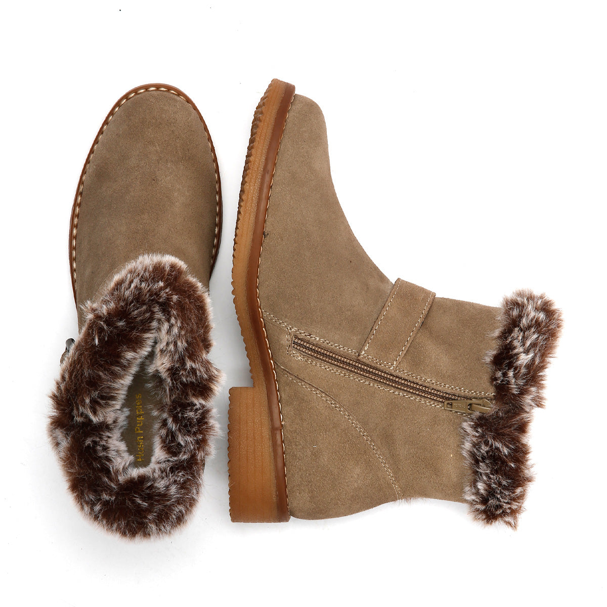 Hush Puppies Hannah Suede Women's Taupe Boots