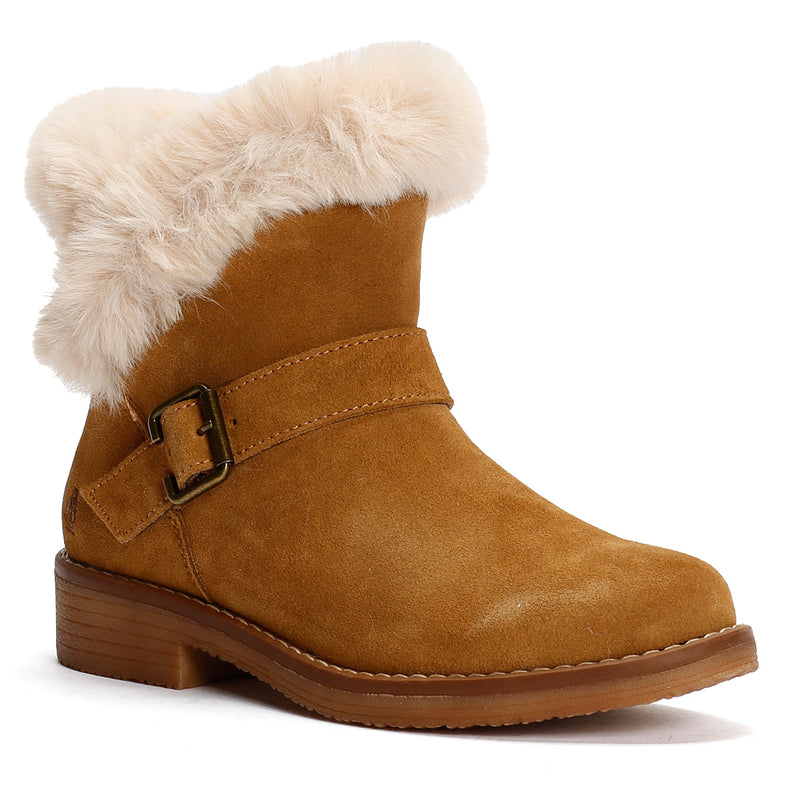 Hush Puppies Hannah Suede Women's Tan Boots