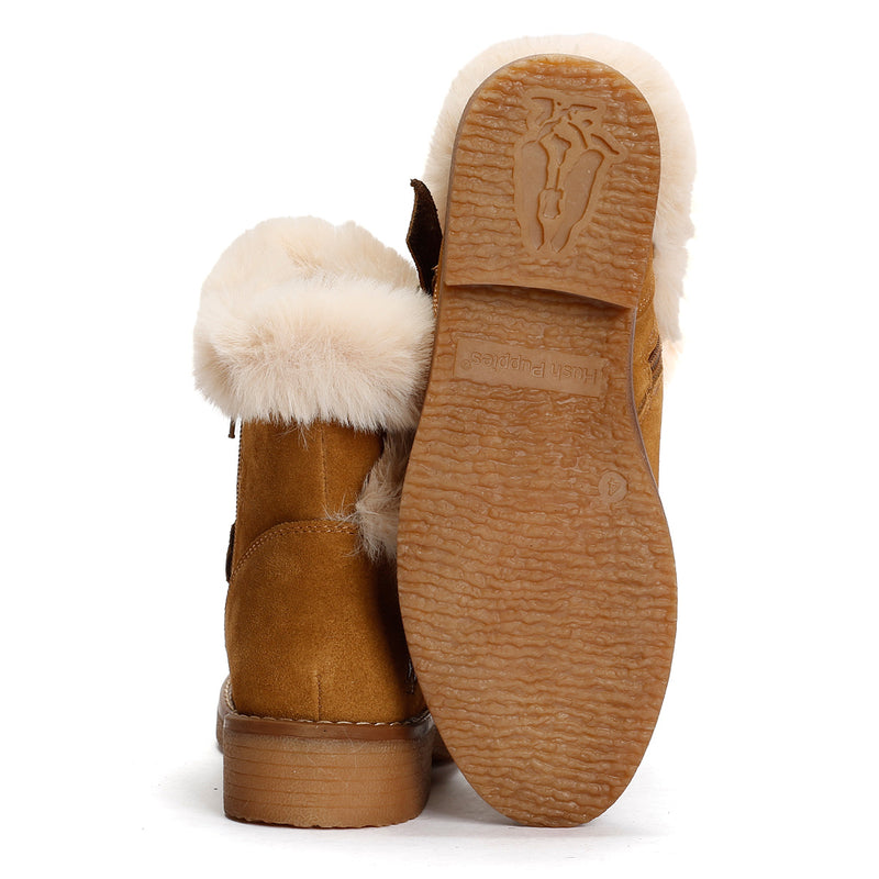 Hush Puppies Hannah Suede Women's Tan Boots