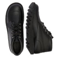 Kickers Kick Hi Junior Black Leather Ankle School Boots