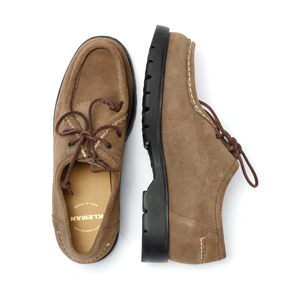 Kleman Padror MX V Suede Men's Taupe Lace-Up Shoes