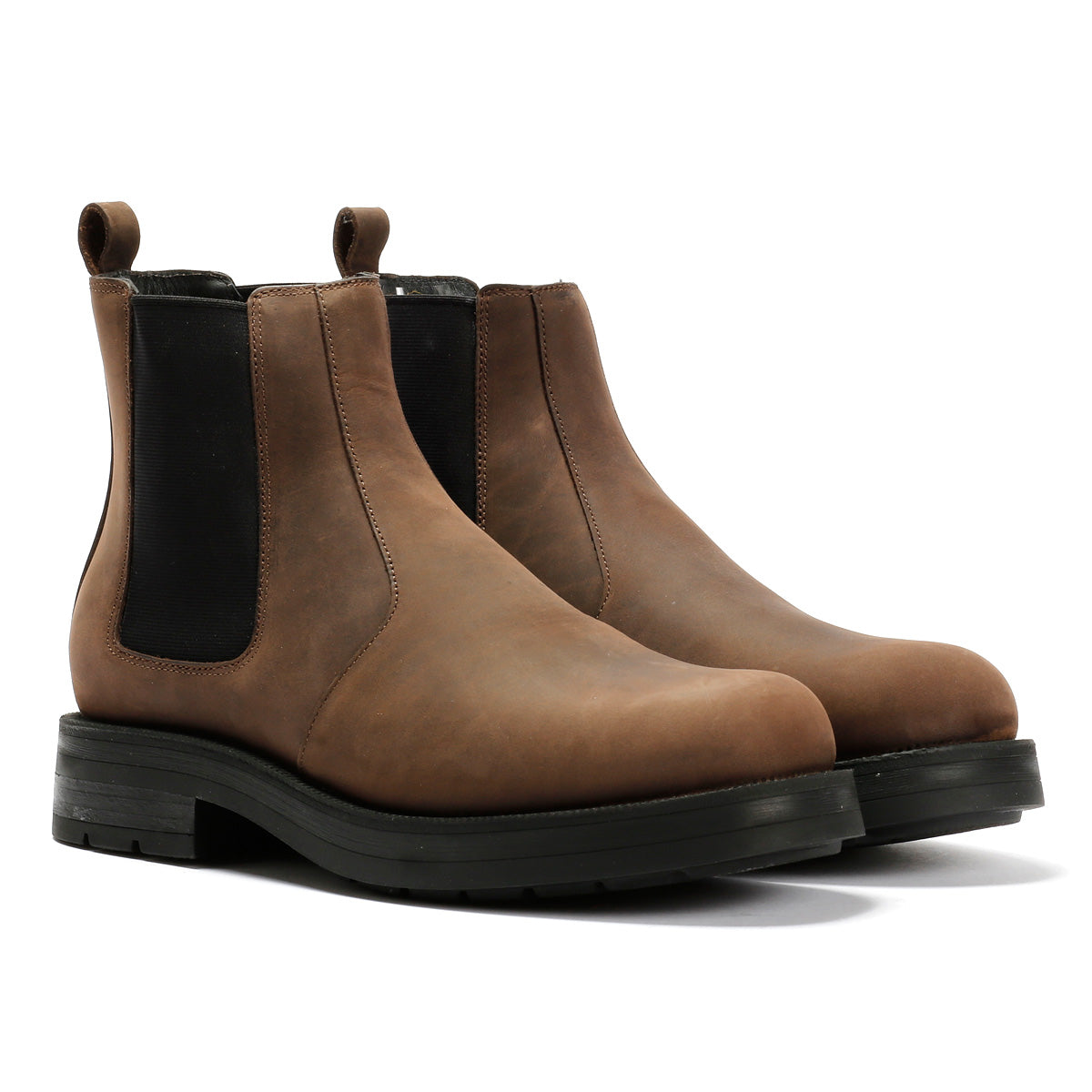 Kleman Escouade Nubuck Men's Coffee Chelsea Boots