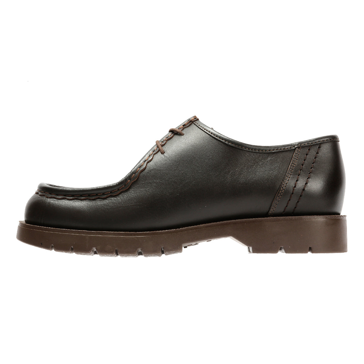 Kleman Padror Leather Men's Brown Lace-Up Shoes