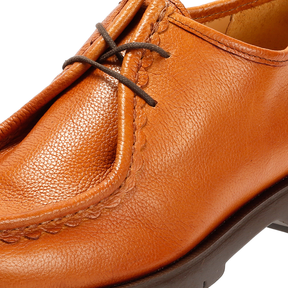 Kleman Padror G VGT Leather Men's Cognac Lace-Up Shoes