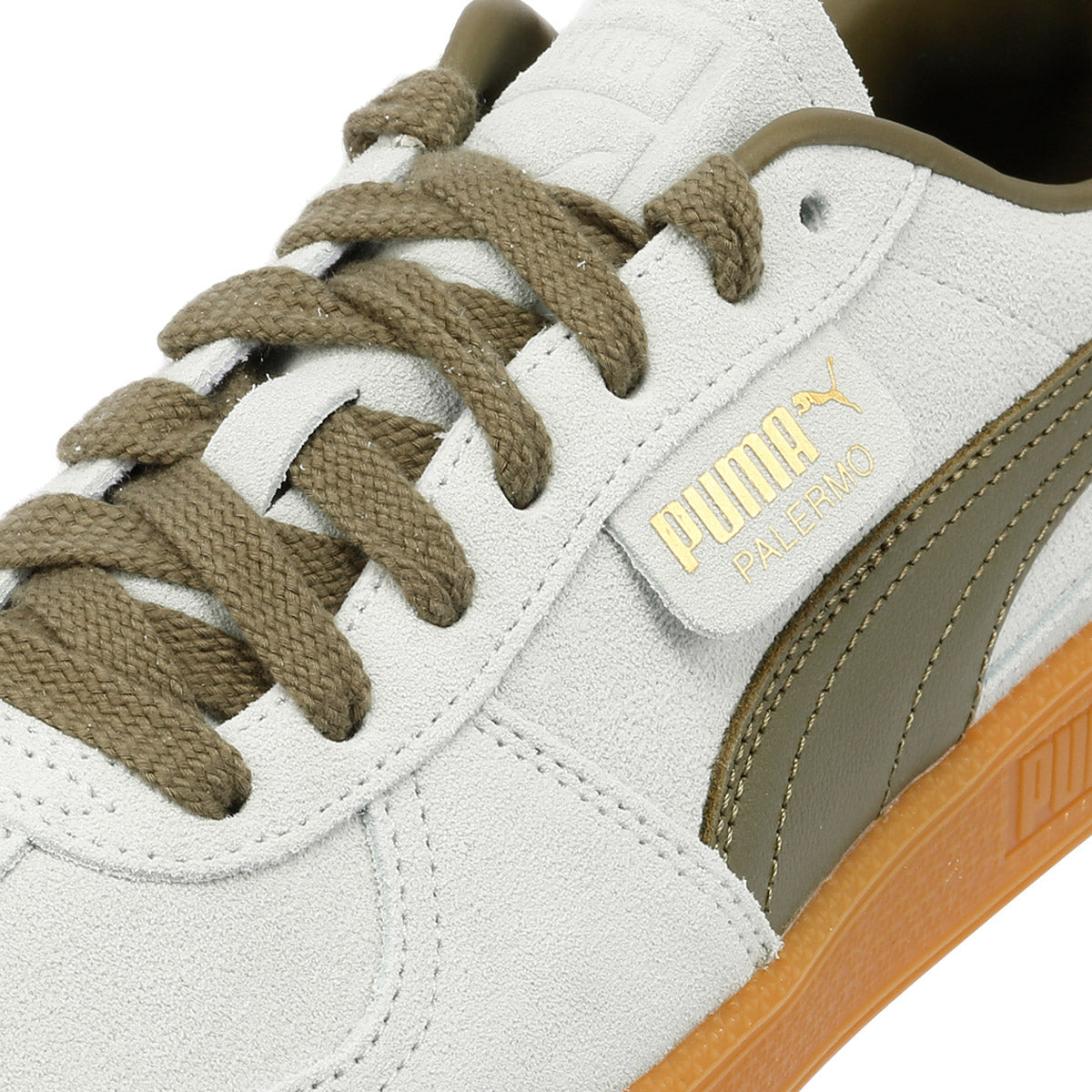 Puma Palermo Leather Peaceful Blue/Loden Green Trainers