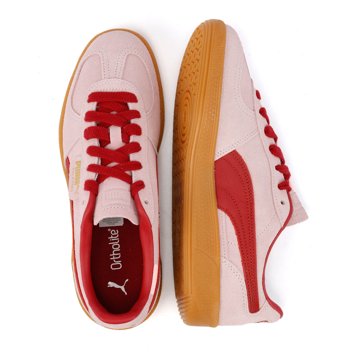 Puma Palermo Leather Rose/Dark Crimson Trainers