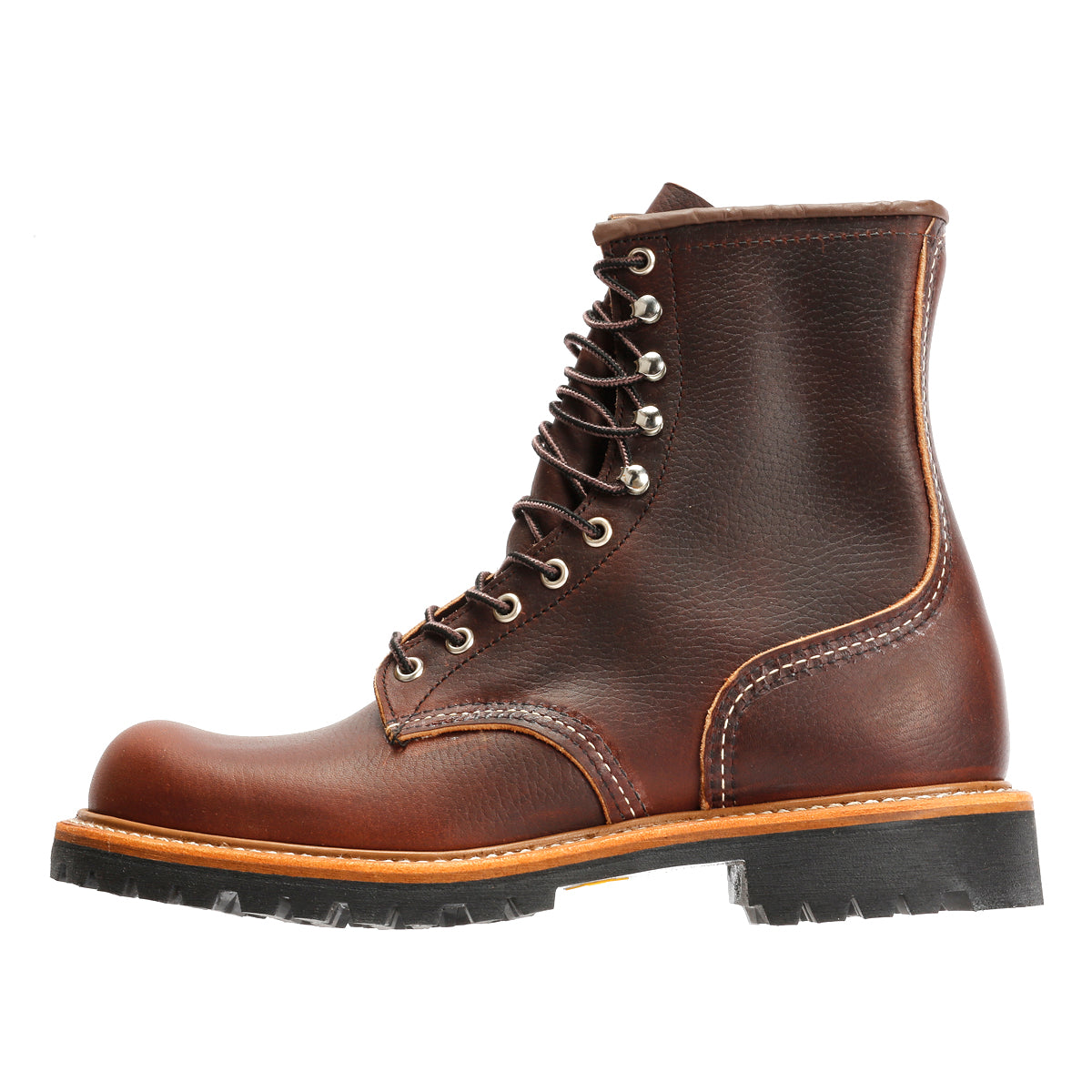 Red Wing 4585 8-Inch Logger Briar Oil Leather Men's Brown Boots Red Wing 4585 8-Inch Logger Briar Oil Leather Men's Brown Boots