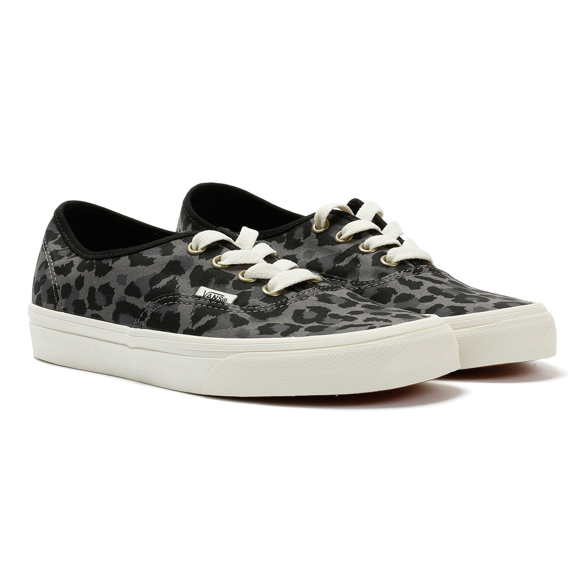 Vans Authentic Canvas Women's Leopard Black/Pewter Trainers