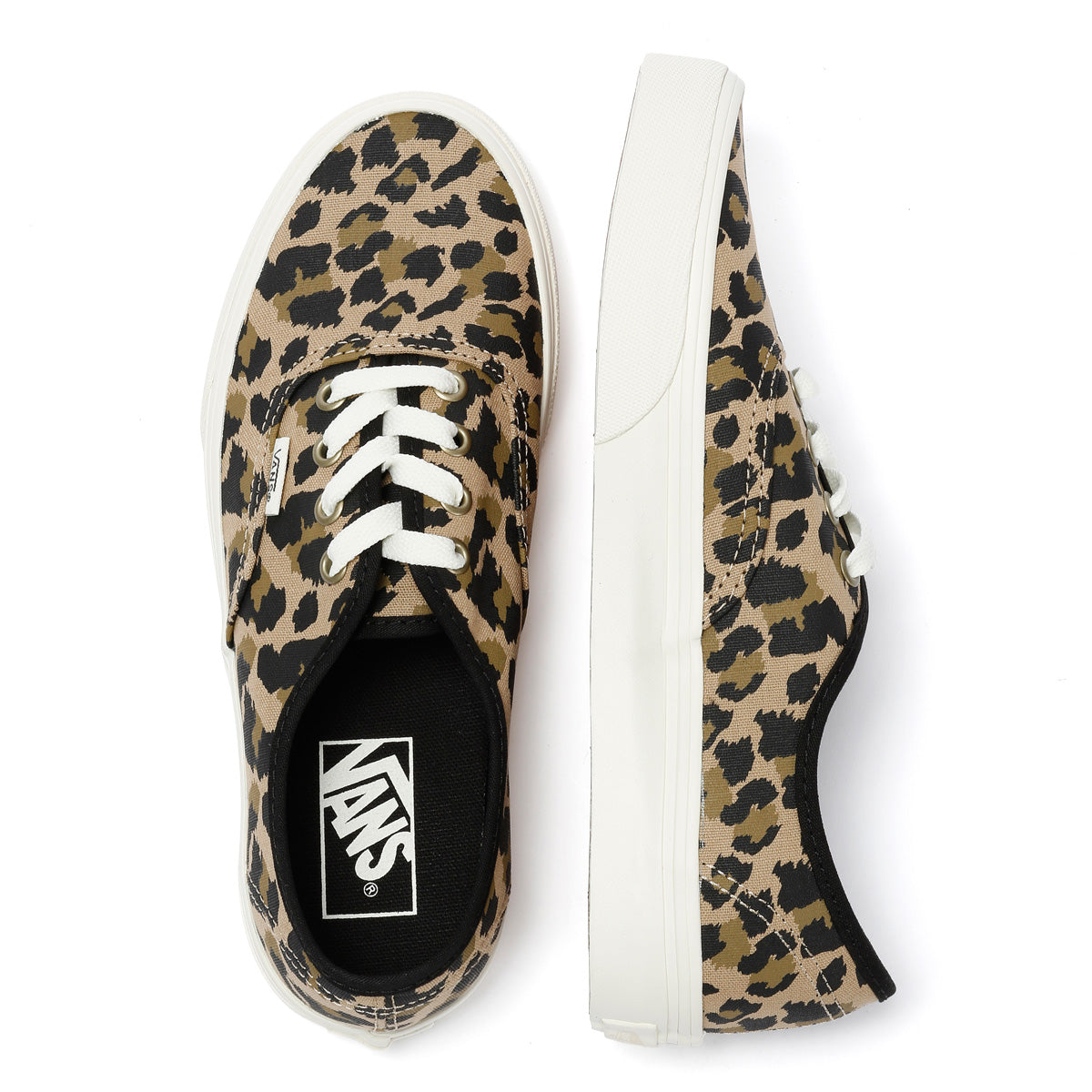 Vans Authentic Canvas Women's Leopard Black/Insense Trainers