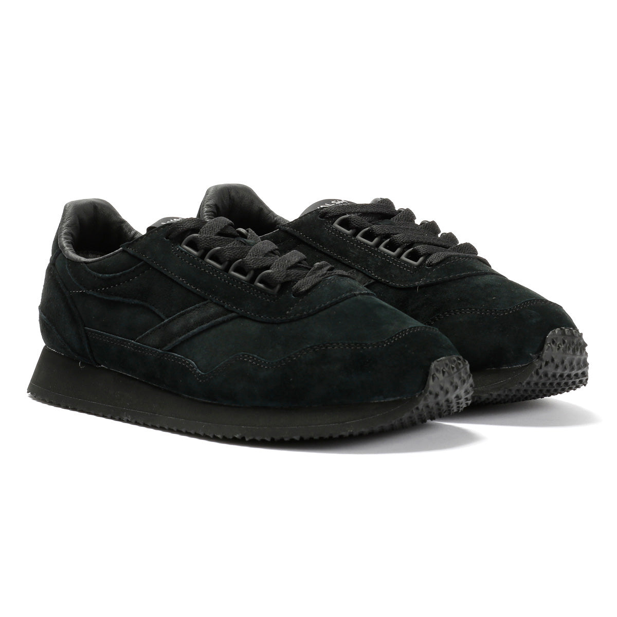 Walsh Ensign Leather Men's Black Trainers