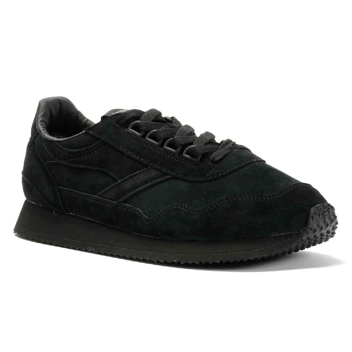 Walsh Ensign Leather Men's Black Trainers