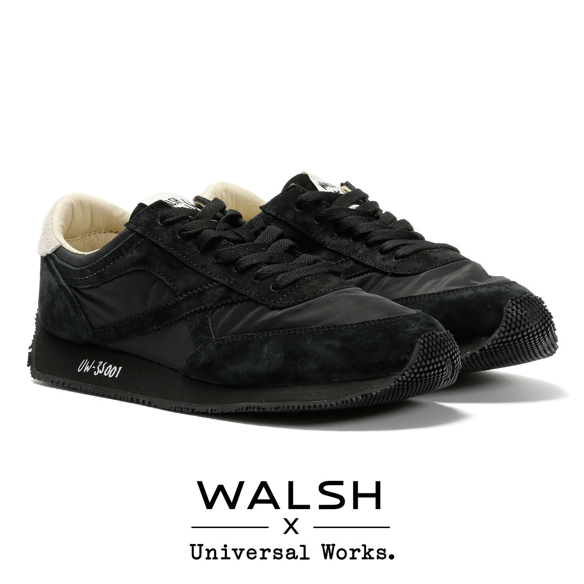 Walsh Tornado Men's Black Trainers