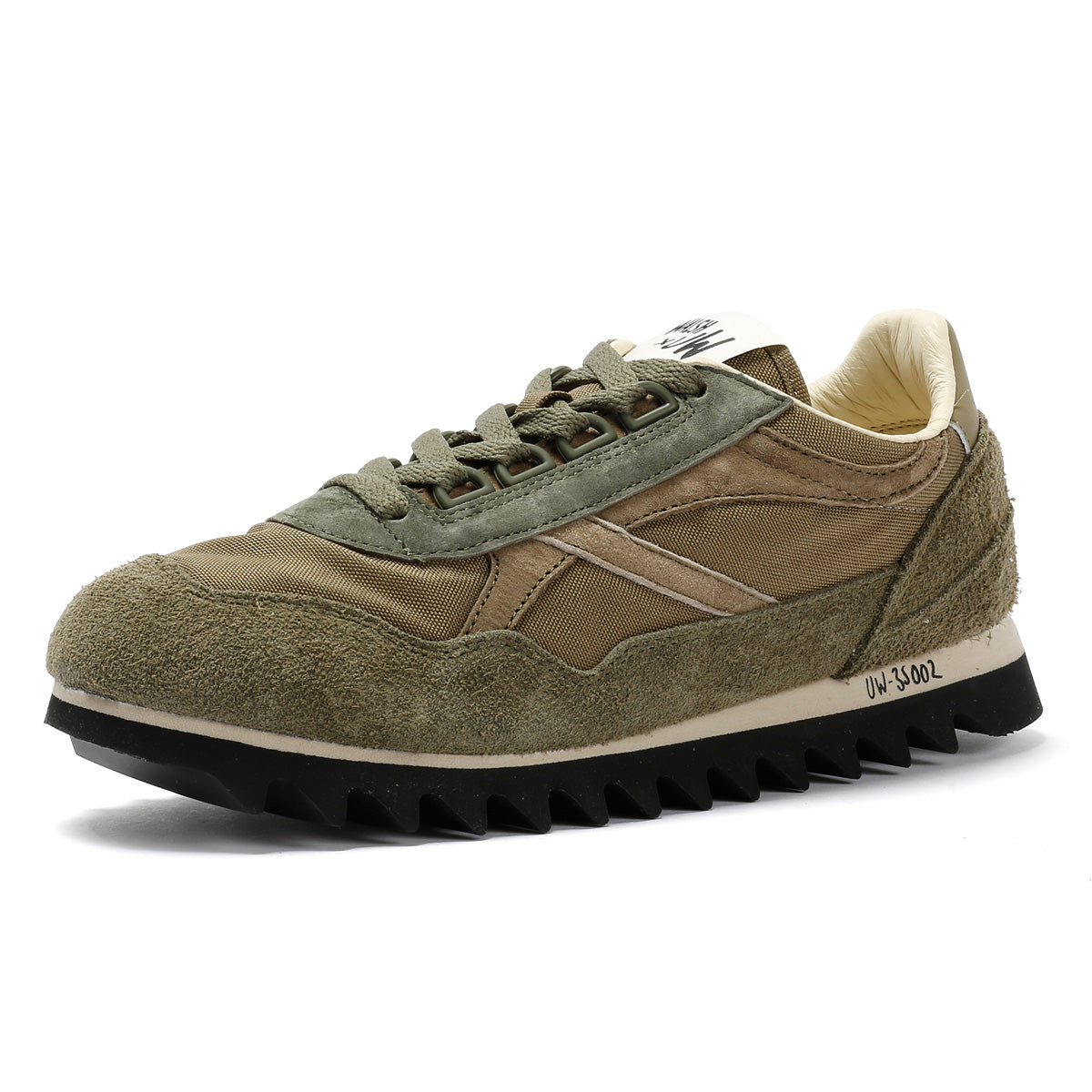 Walsh x Universal Works Ensign Men's Green Trainers