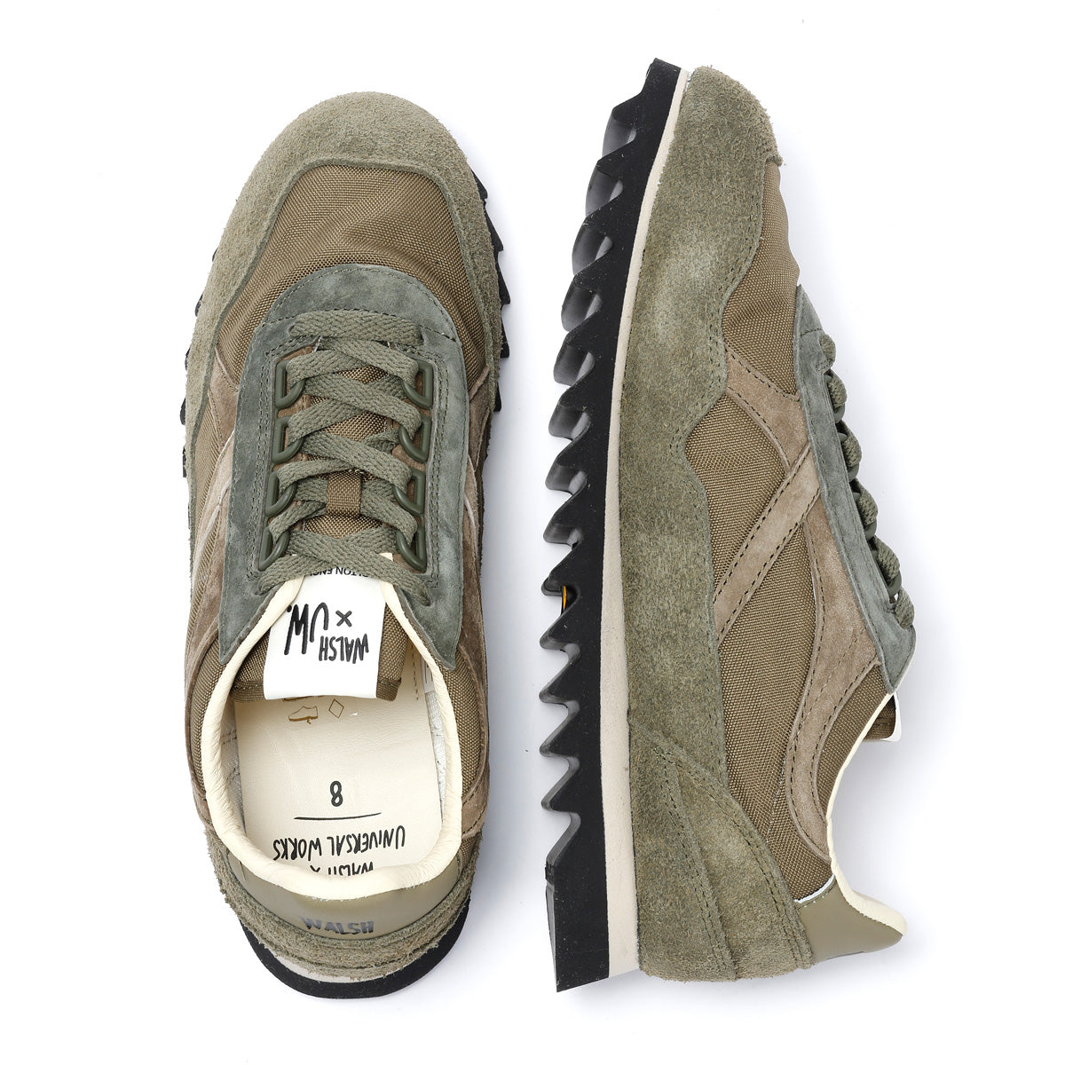 Walsh x Universal Works Ensign Men's Green Trainers