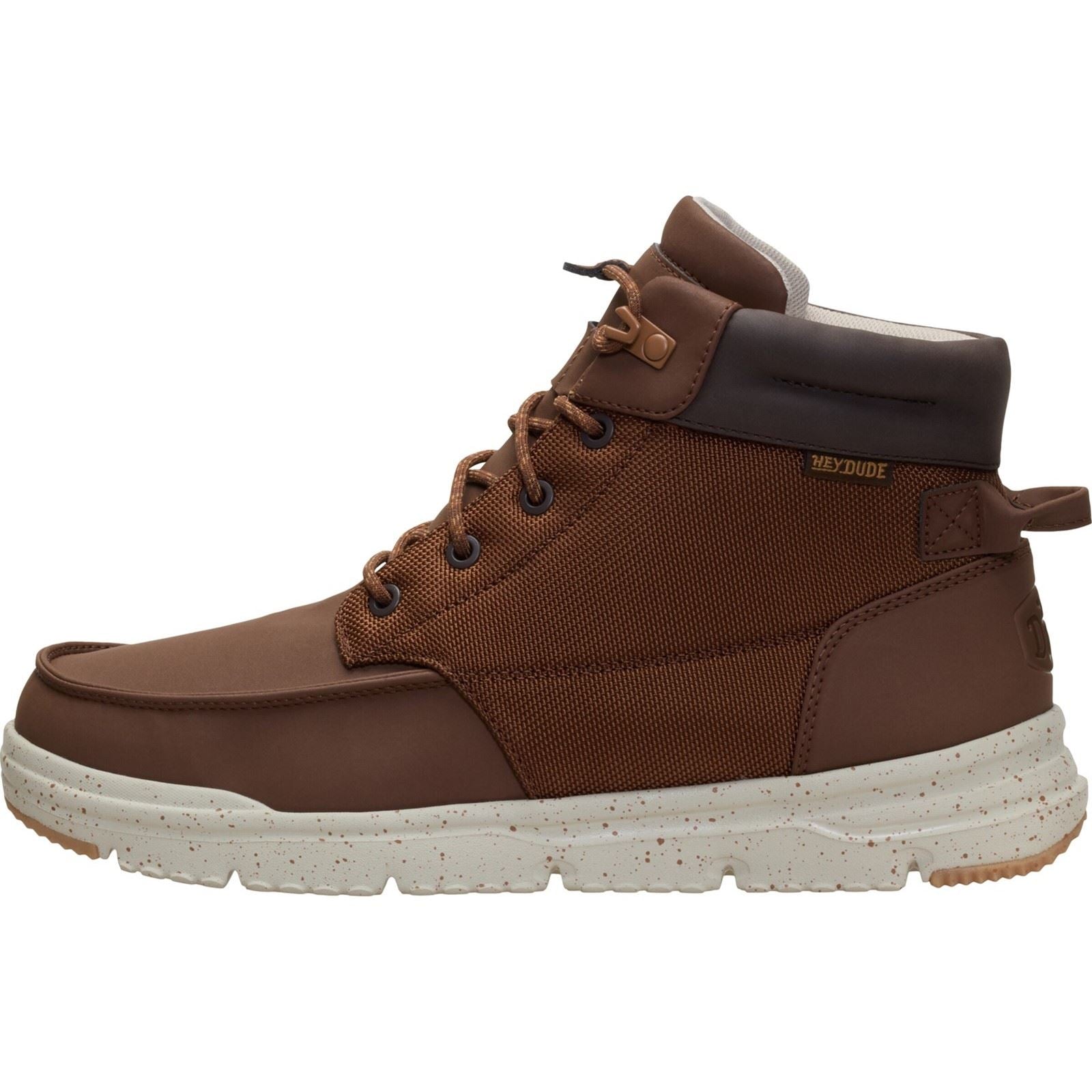 HEYDUDE Bradley II Waterproof Polyurethane Mens Downtown Brown/Multi Ankle Boots