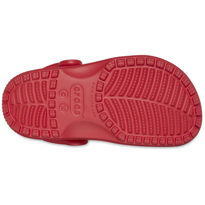 Crocs Toddler Classic Croslite Rubber Varsity Red Clogs