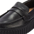 Clarks Torhill Penny Leather Women's Black Shoes