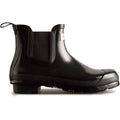 Hunter Original Chelsea Gloss Rubber Women's Black Wellington Boots