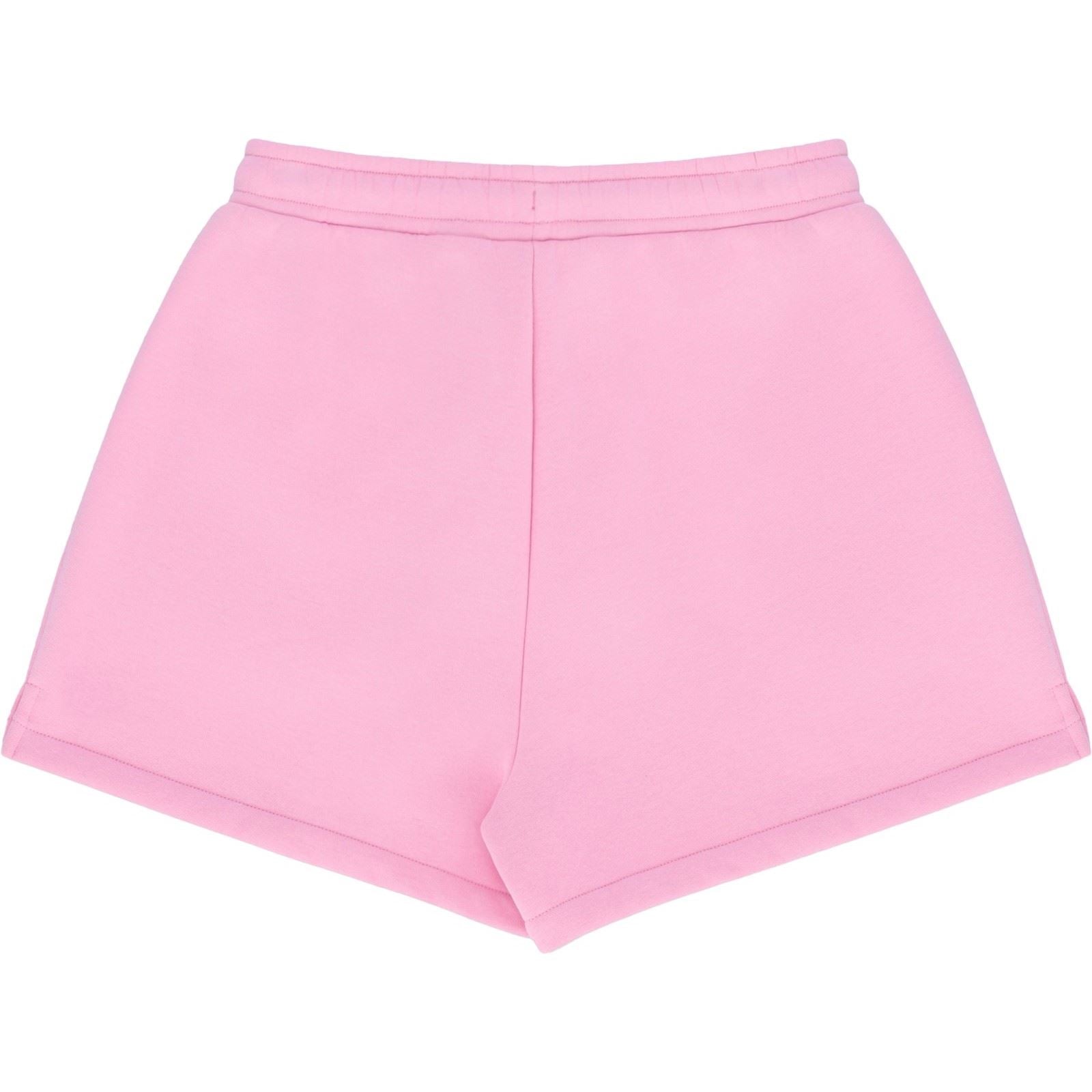 Hunter Lunan Cotton Women's Pink Mid-Length Shorts