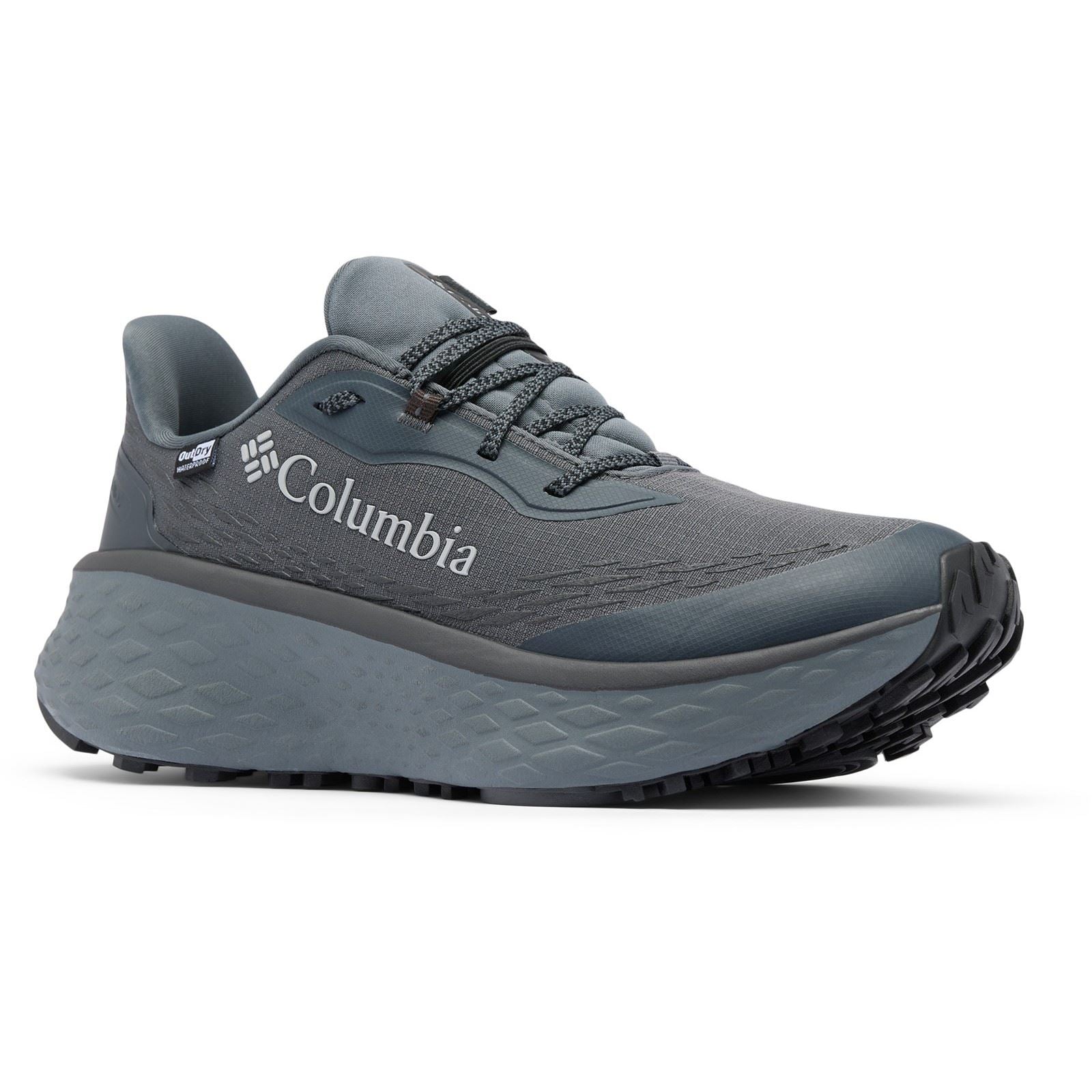Columbia Konos Trillium Walking Polyester Men's Graphite/Black Hiking Shoes