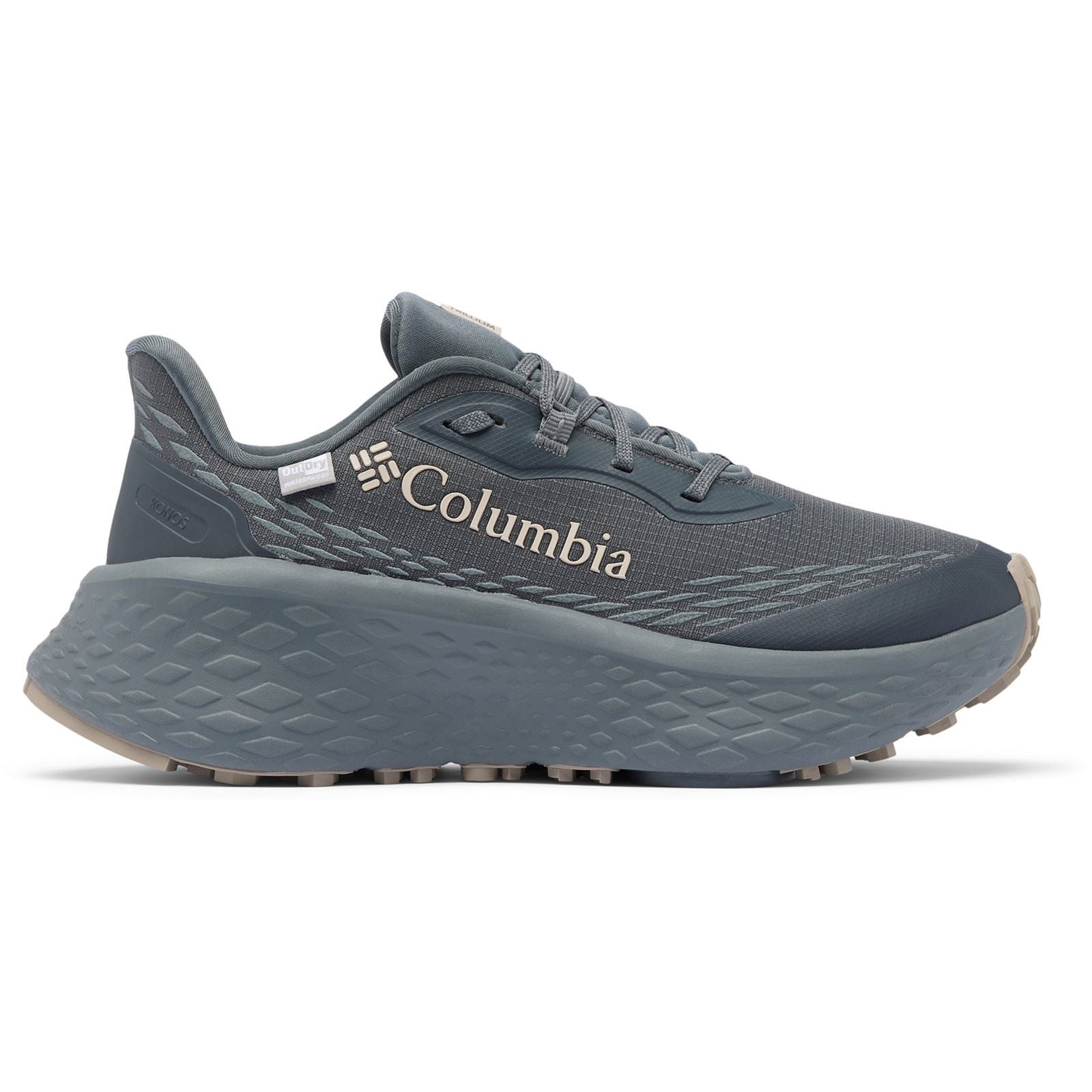 Columbia Konos Trillium Walking Polyester Women's Graphite/Soft Taupe Hiking Shoes