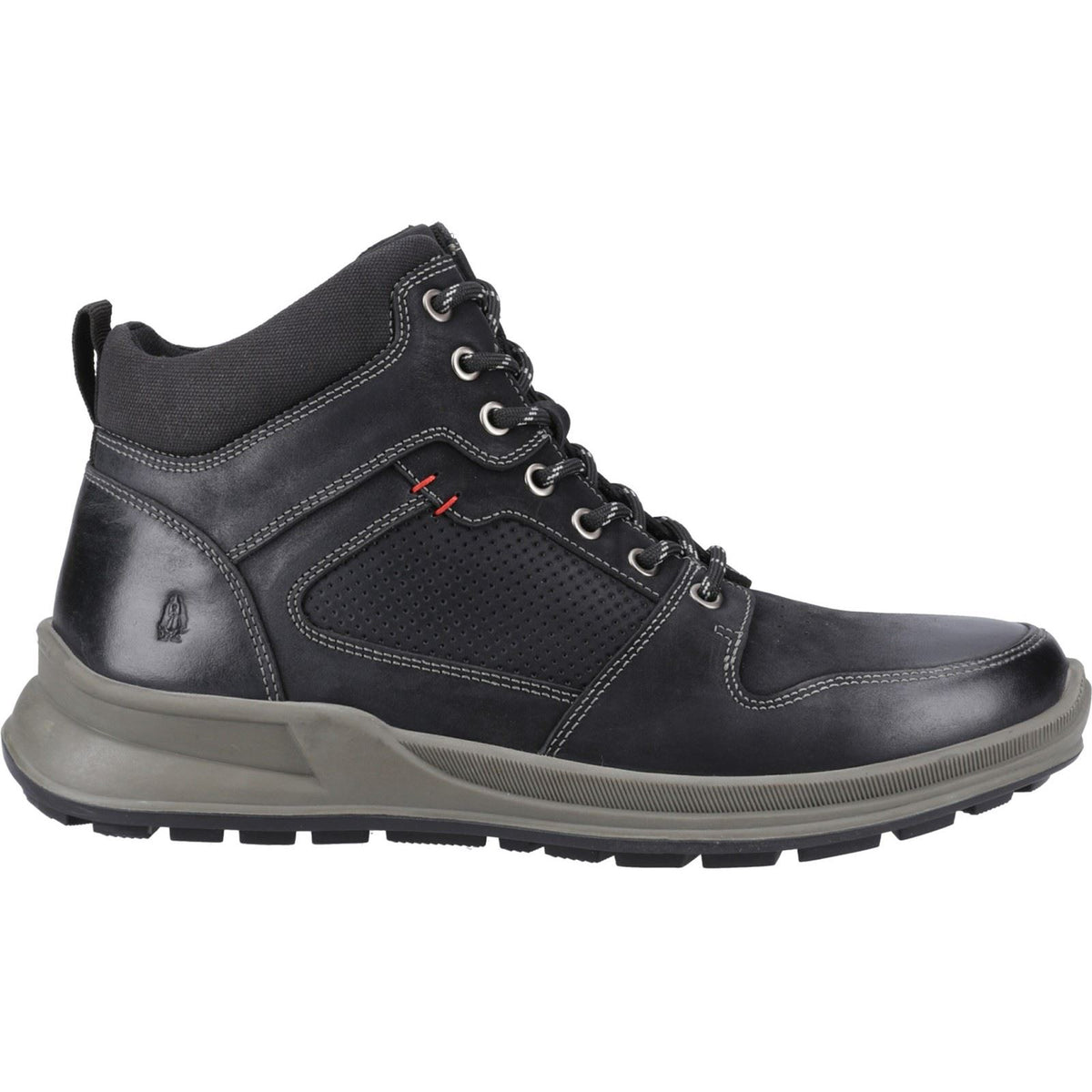 Hush Puppies Arnie Leather Men's Black Boots