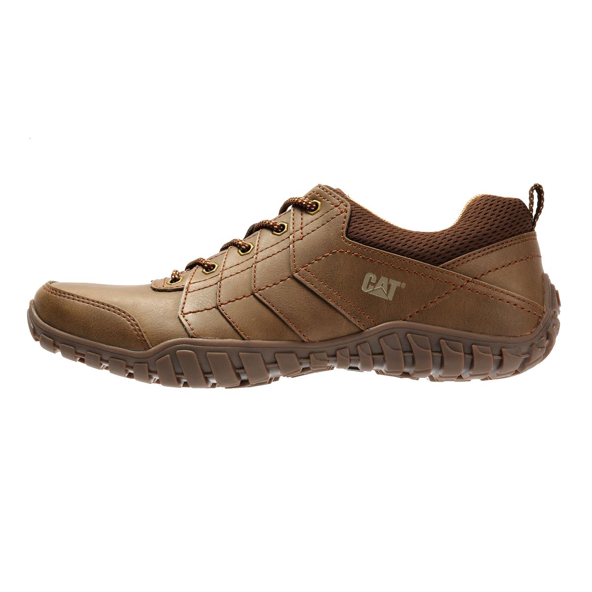 Caterpillar Instruct Suede Men's Dark Beige Lace-Up Shoes