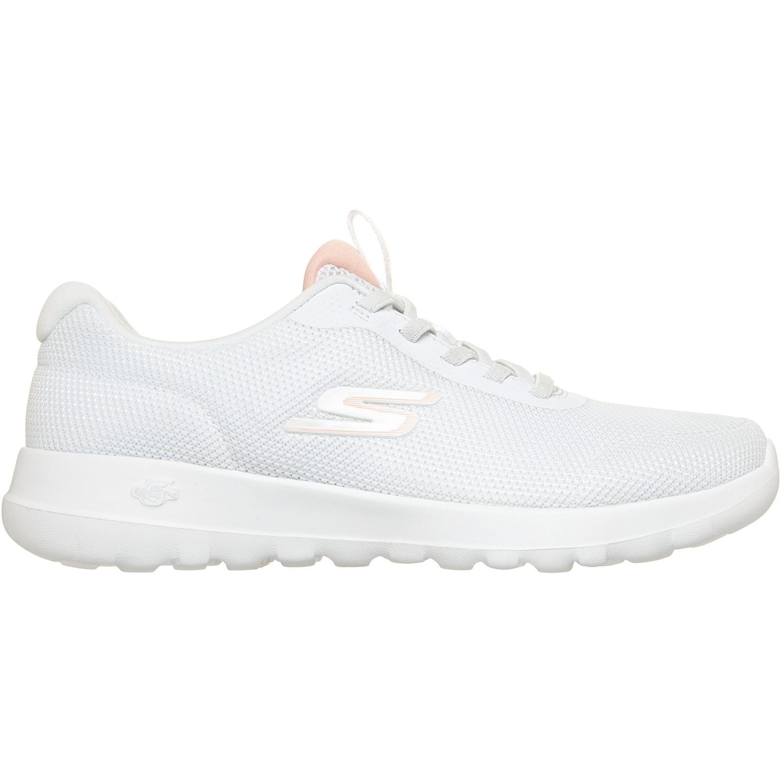 Skechers GO WALK Joy Rina Textile Women's White/Coral Trainers