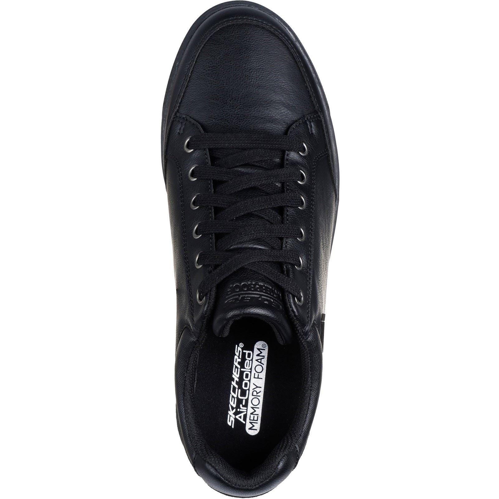 Skechers Cavell Sparkman Polyurethane Men's BLACK Lace-Up Shoes