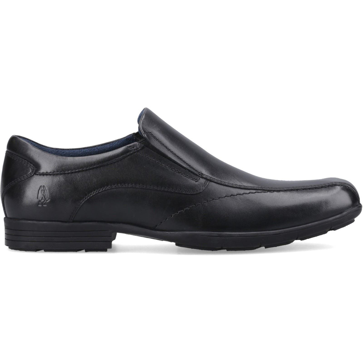 Hush Puppies Dumfries Leather Black Loafers