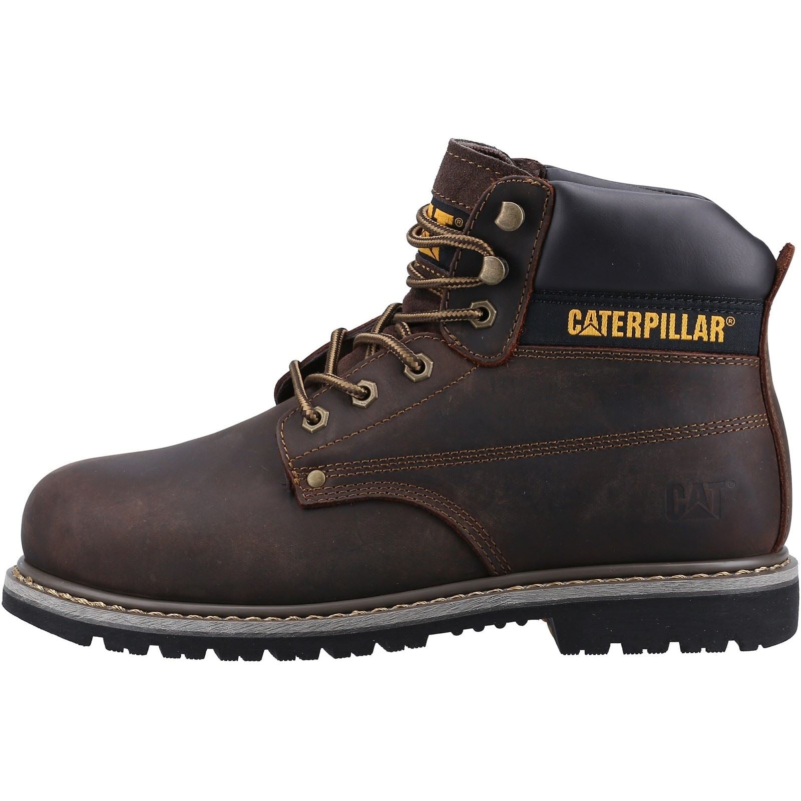 Caterpillar Powerplant S3 Nubuck Brown Safety Boots